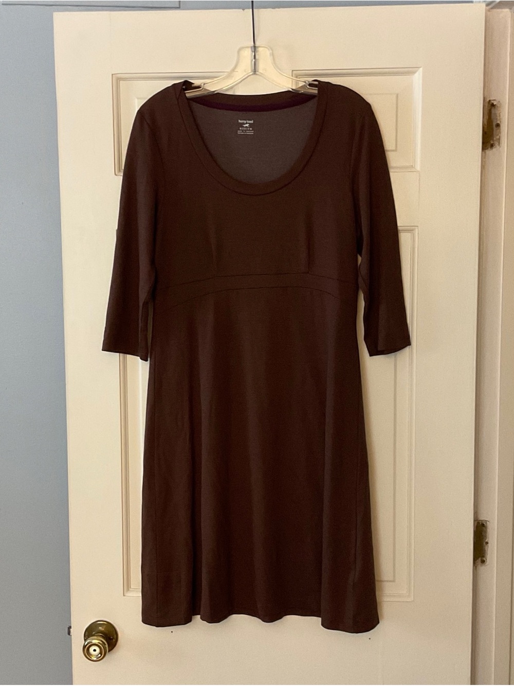 Horny Toad Toad&Co Lightweight Flexcel Dress Brown Medium Outdoor Hiking Active